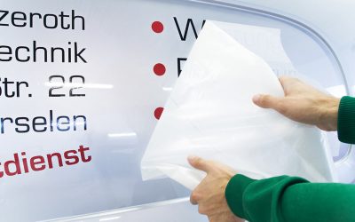 Fahrzeugbeschriftung für Reinigungsfirmen: Seriös und professionell auftreten